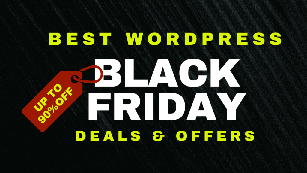 best wordpress black friday cyber monday deals
